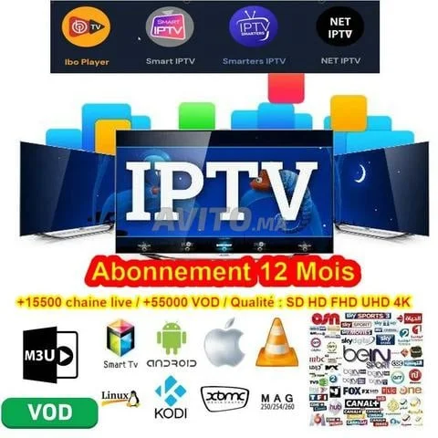 IPTV Abonnement 12 Mois